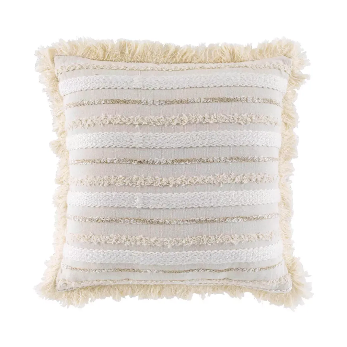 Cuscino quadrato cotone (40 x 40 cm) Atlas Ecru