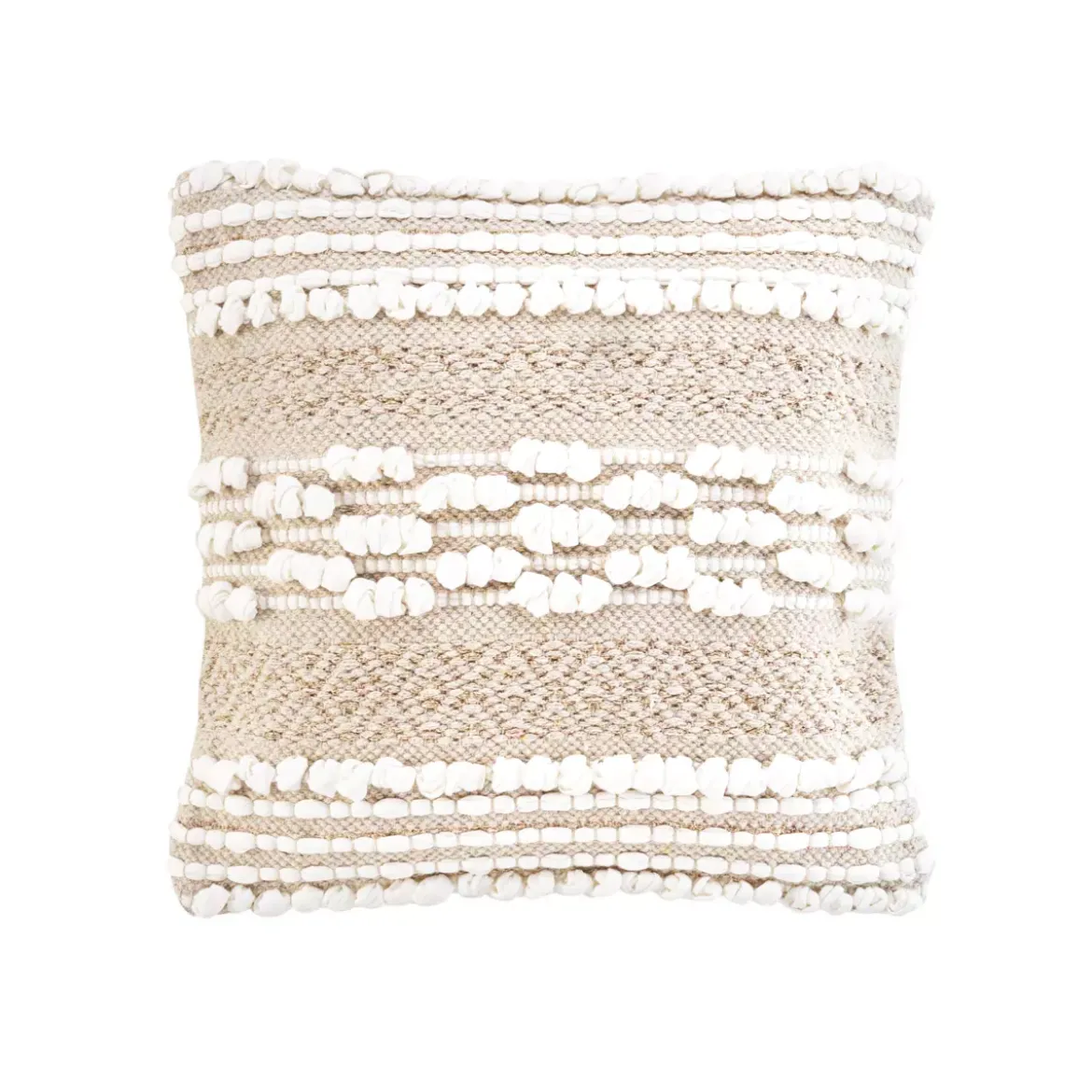 Cuscino quadrato cotone (40 x 40 cm) Blanca Beige