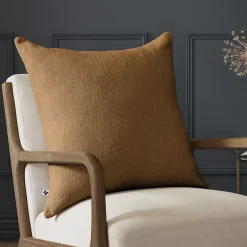 Cuscino quadrato cotone (60 x 60 cm) Sixtine Camel