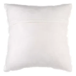 Cuscino quadrato ecopelliccia (45 cm) Manoir Bianco