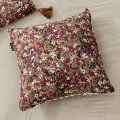 Cuscino quadrato garza di cotone (40 x 40 cm) Constance Camel