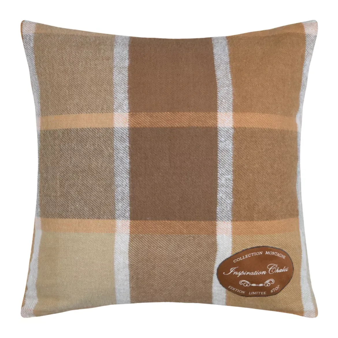 Cuscino quadrato in cotone (45 x 45 cm) Wildforest Camel