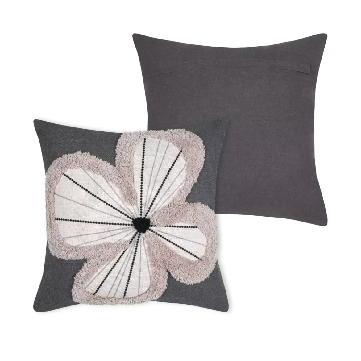 Cuscino quadrato in cotone (40 x 40 cm) Tilda Grigio ardesia