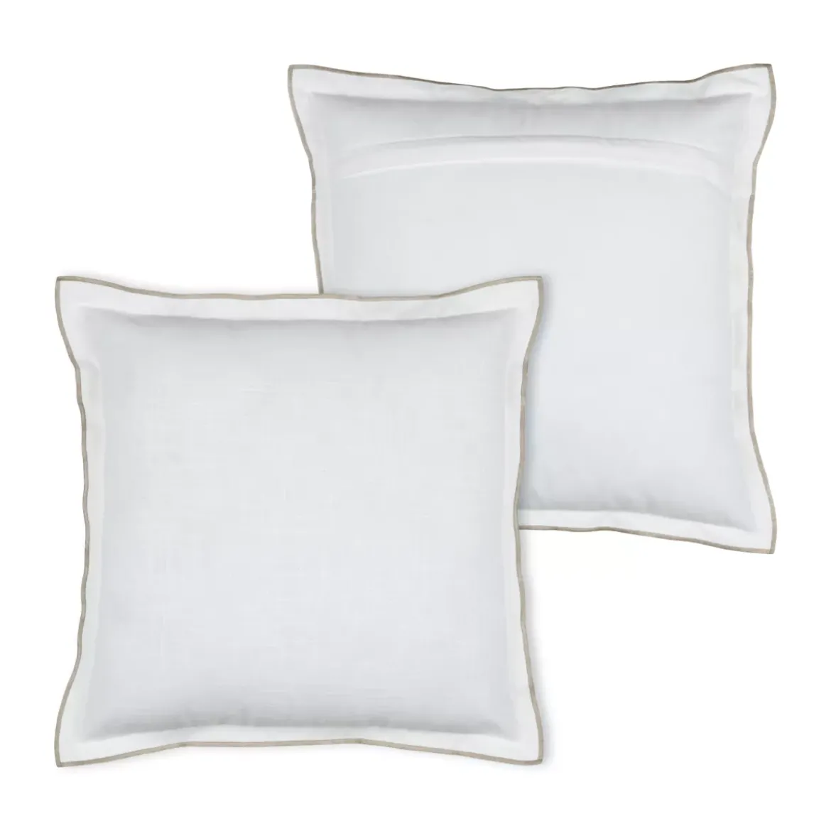 Cuscino quadrato in cotone (45 x 45 cm) Helios Bianco
