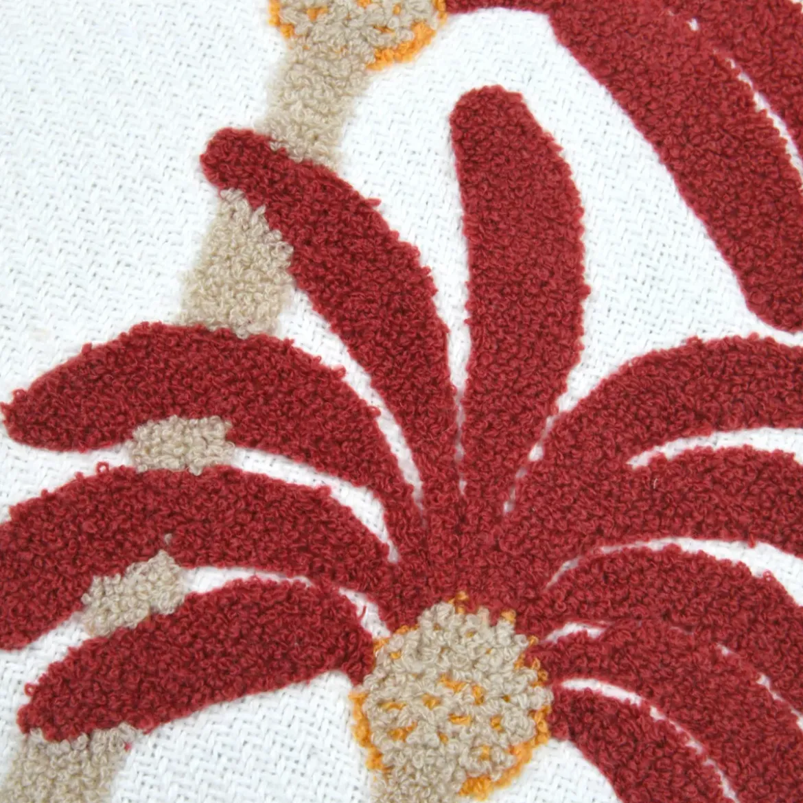 Cuscino quadrato in cotone (45 x 45 cm) Maota Terracotta