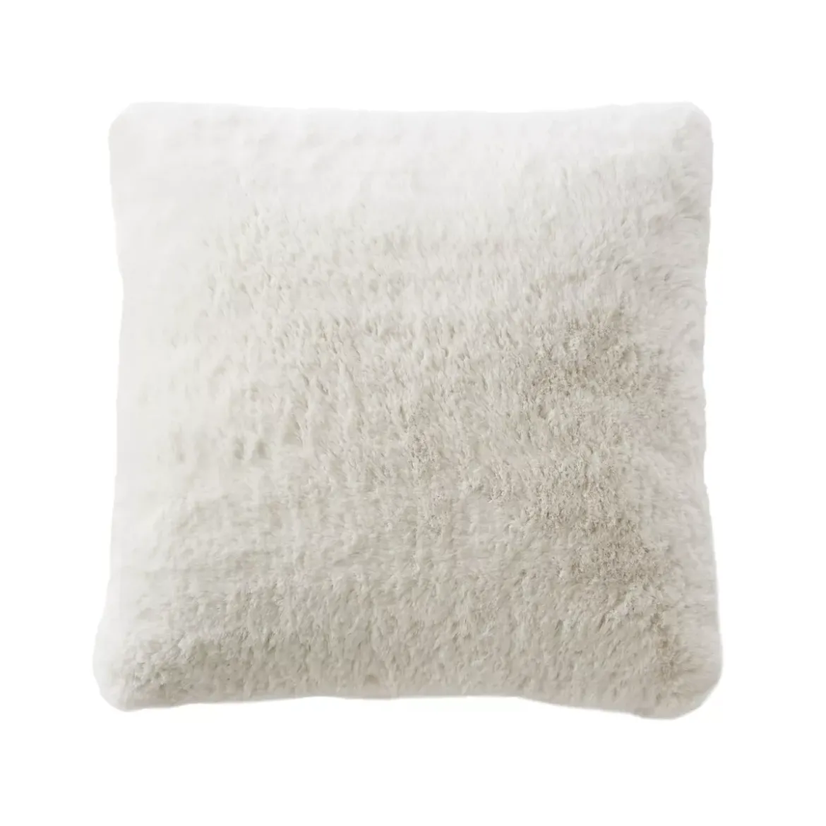 Cuscino quadrato in finta pelliccia (45 x 45 cm) Finn Bianco