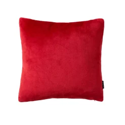 Cuscino quadrato in flanella (45 x 45 cm) Didou Rosso