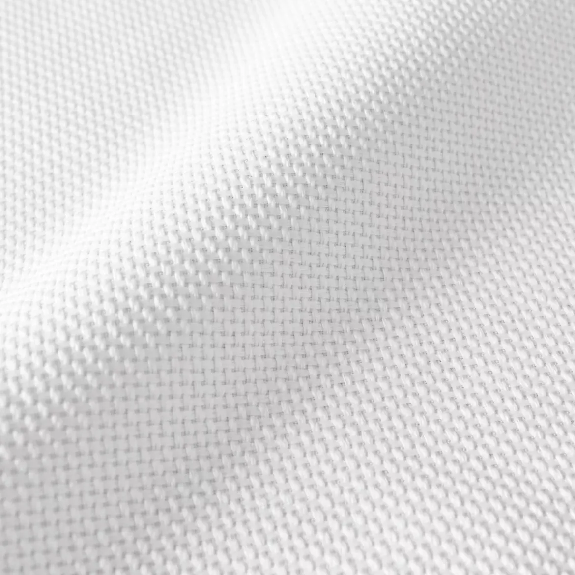 Cuscino quadrato tessuto (45 x 45 cm) Alba Bianco perla