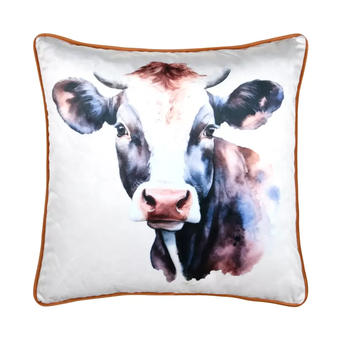 Cuscino quadrato (50 x 50 cm) Fernande Marrone scuro