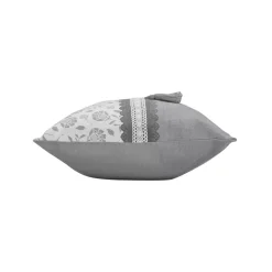 Cuscino rettangolare cotone (40 x 60 cm) Flavie Grigio