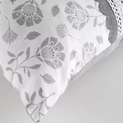 Cuscino rettangolare cotone (40 x 60 cm) Flavie Grigio