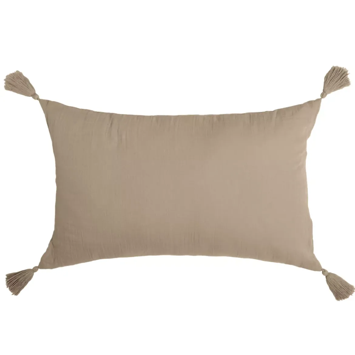 Cuscino rettangolare garza di cotone (40 x 60 cm) Gaïa Albicocca