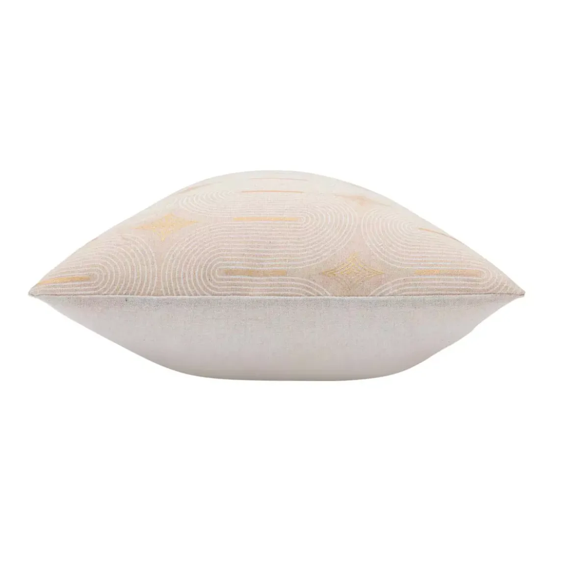 Cuscino rettangolare in cotone (40 x 60 cm) Ondine Bianco