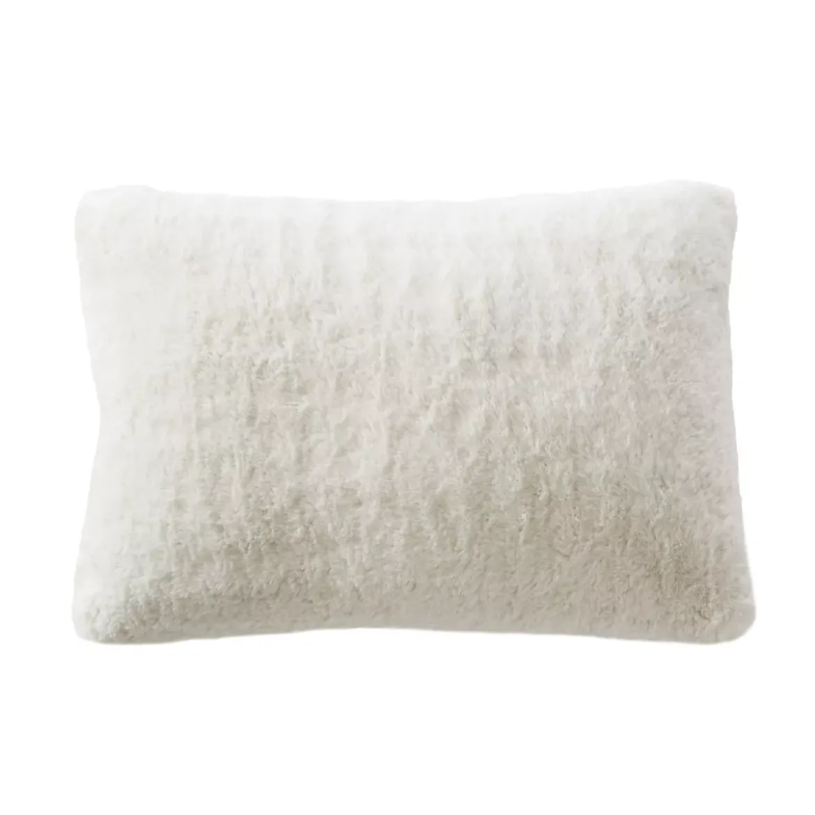 Cuscino rettangolare in finta pelliccia (40 x 60 cm) Finn Bianco