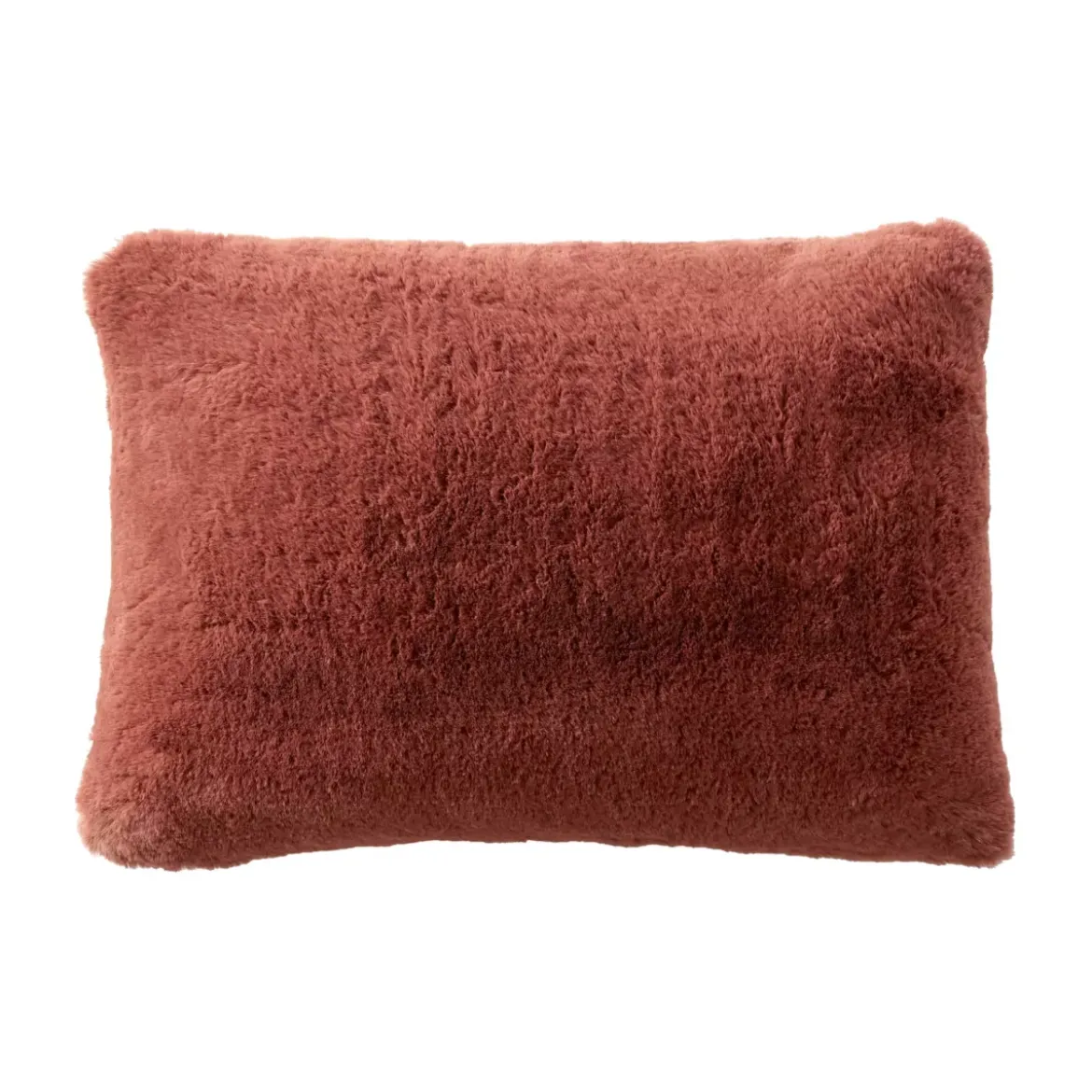 Cuscino rettangolare in finta pelliccia (40 x 60 cm) Finn Terracotta