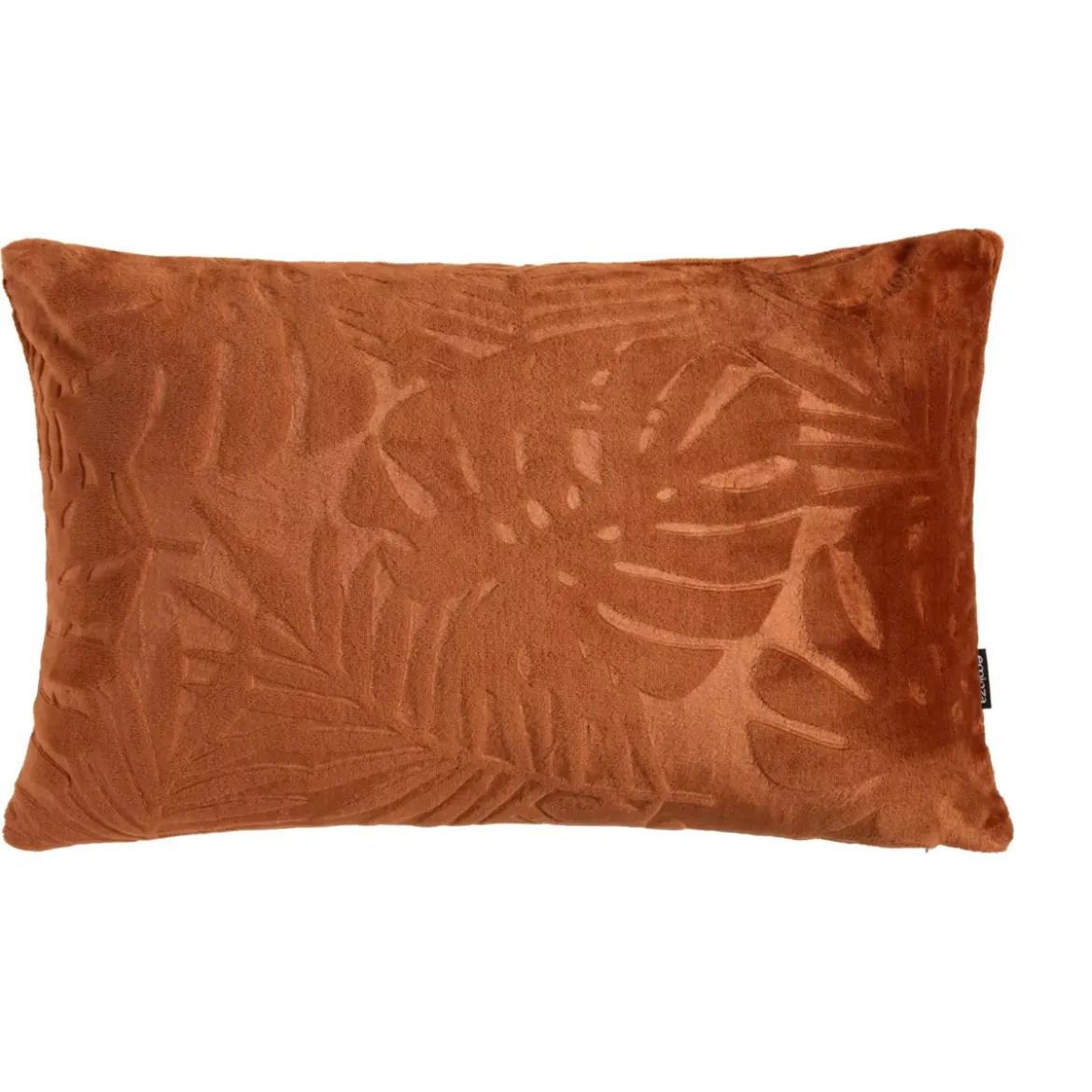 Cuscino rettangolare in flanella (40 x 60 cm) Flore Rame