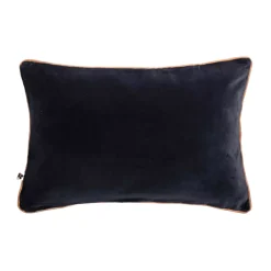 Cuscino rettangolare in velluto di cotone (40 x 60 cm) Victor Blu notte