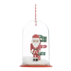 Decorazione da appendere di Natale (H9 cm) Campana di Babbo Natale