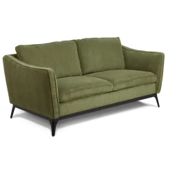 Divano a due posti in velluto a coste (169 cm) Owen Verde pino