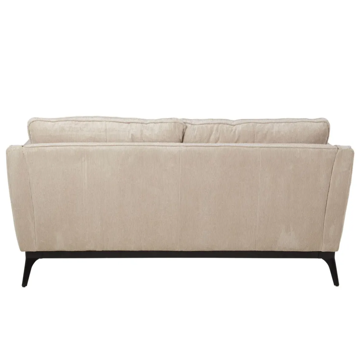 Divano diritto 2 posti in velluto a coste (169 cm) Owen Beige