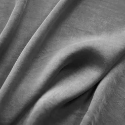 Federa cuscino a rullo lyocell Tencel™ lavata (27 x 185 cm) Olivia Granito Grigio