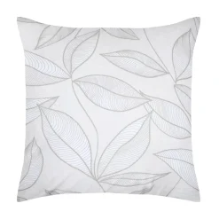 Federa cuscino letto quadrata percalle di cotone (63 x 63 cm) Matisse Grigio