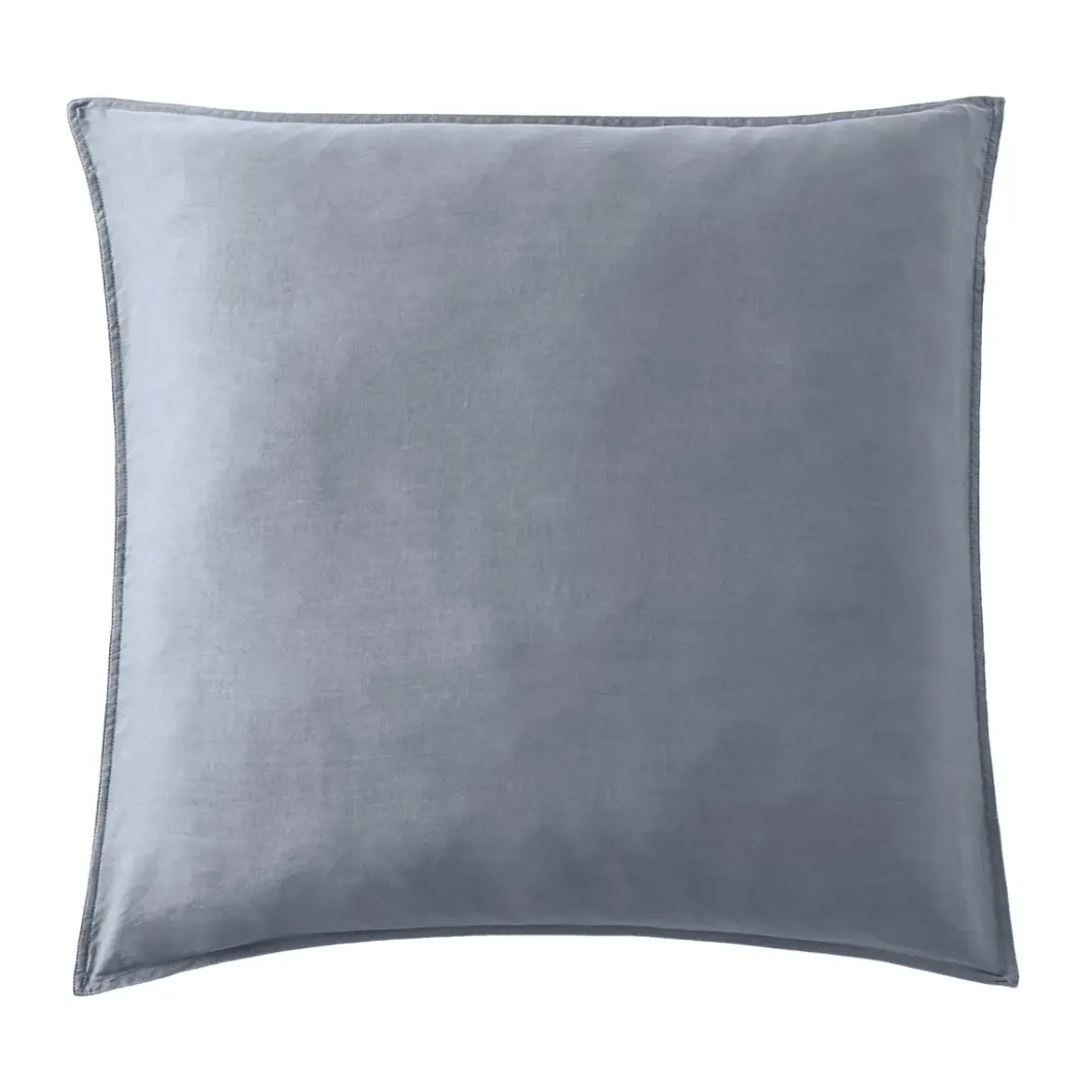 Federa cuscino letto quadrata in lyocell Tencel™ lavato (80 x 80 cm) Olivia Blu Stone