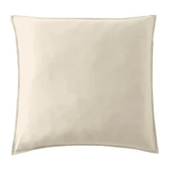 Federa cuscino letto quadrato lyocell Tencel™ lavato (80 x 80 cm) Olivia Beige pampa