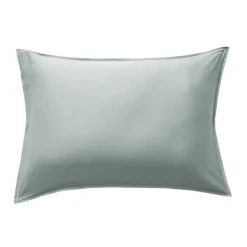 Federa cuscino letto rettangolare in raso di bambù (50 x 70 cm) Sienna Verde eucalipto