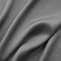 Federa cuscino letto rettangolare lyocell Tencel™ lavato (50 x 80 cm) Olivia Grigio granito