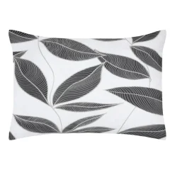 Federa cuscino letto rettangolare percalle di cotone (50 x 70 cm) Matisse Grigio
