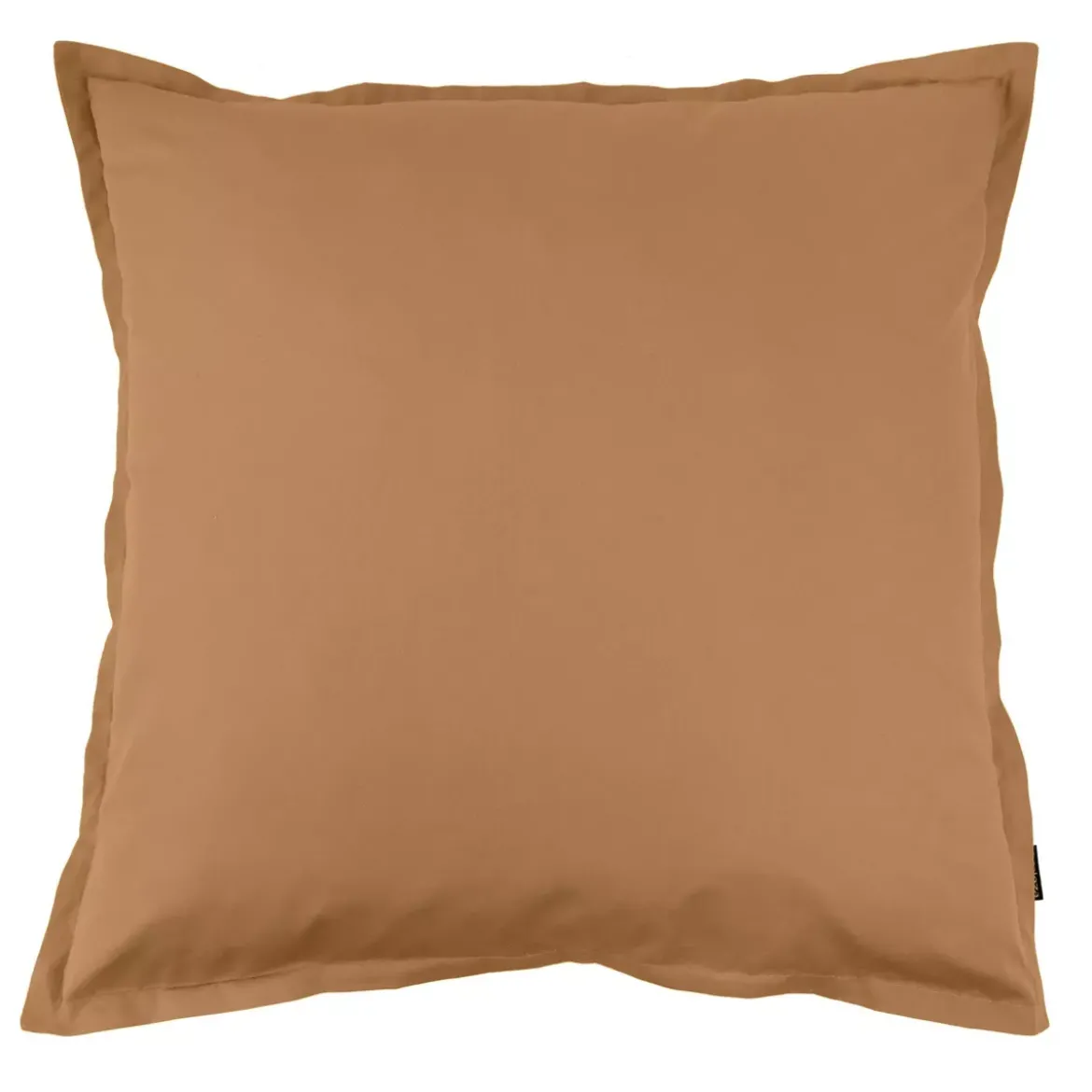 Federa cuscino quadrata in percalle di cotone (80 x 80 cm) Cali Camel