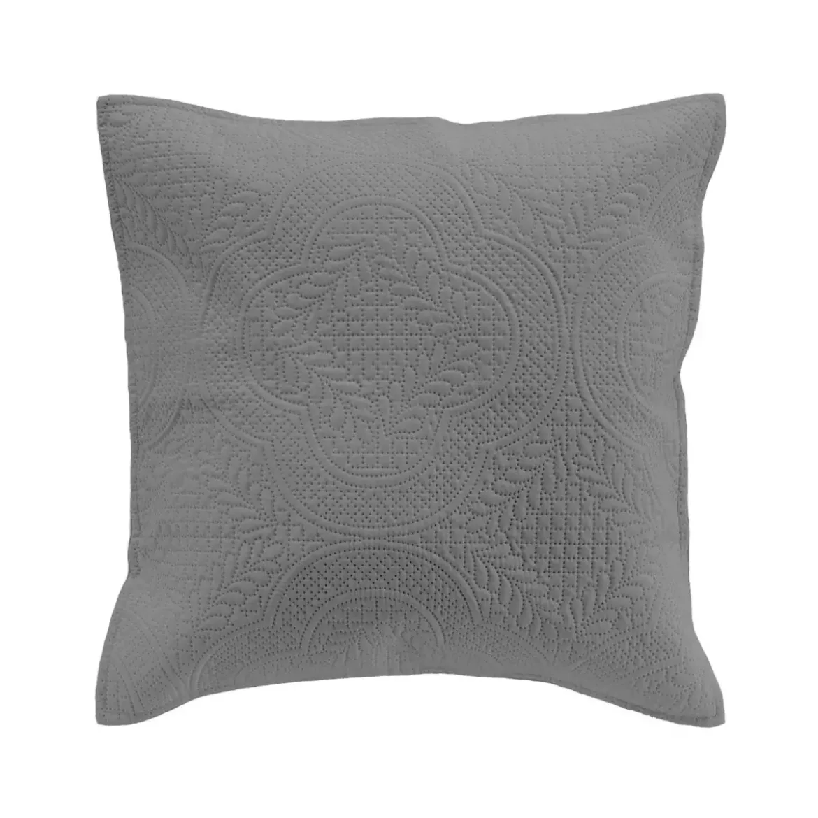 Federa cuscino quadrato (40 cm) Romane Grigio antracite