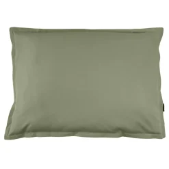 Federa cuscino rettangolare percalle di cotone (80 cm) Cali Verde rosmarino