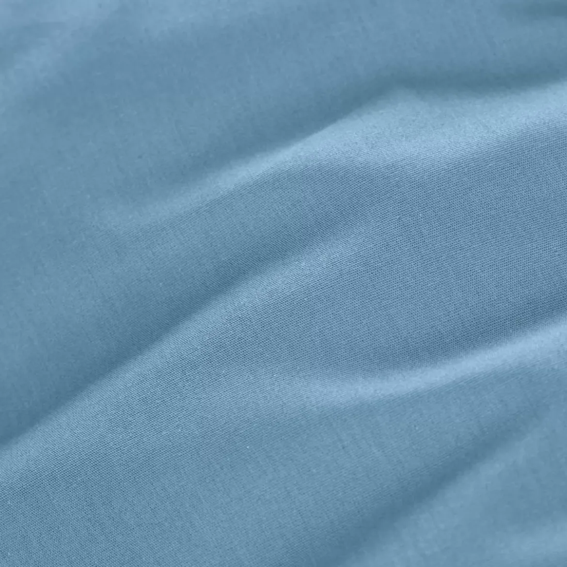 Federa per cuscino a rullo percalle di cotone (L185 cm) Cali Azzurro