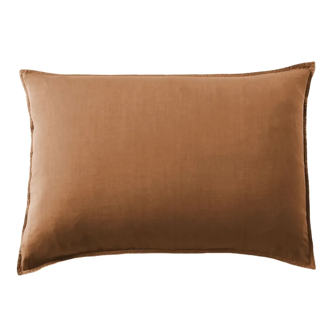 Federa per cuscino da letto rettangolare in lyocell Tencelâ„¢ lavato (50 x 80 cm) Olivia Camel