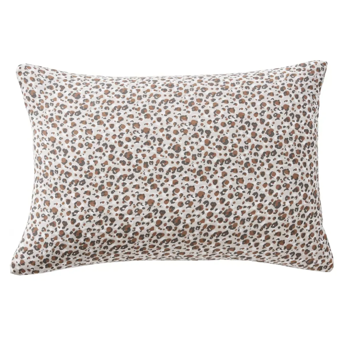 Federa per cuscino letto rettangolare in garza di cotone (50 x 70 cm) Rosa Marrone