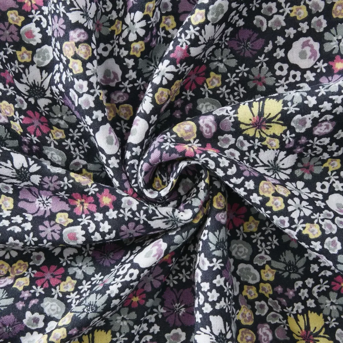Federa per cuscino letto quadrata in garza di cotone (60 x 60 cm) Elya Viola