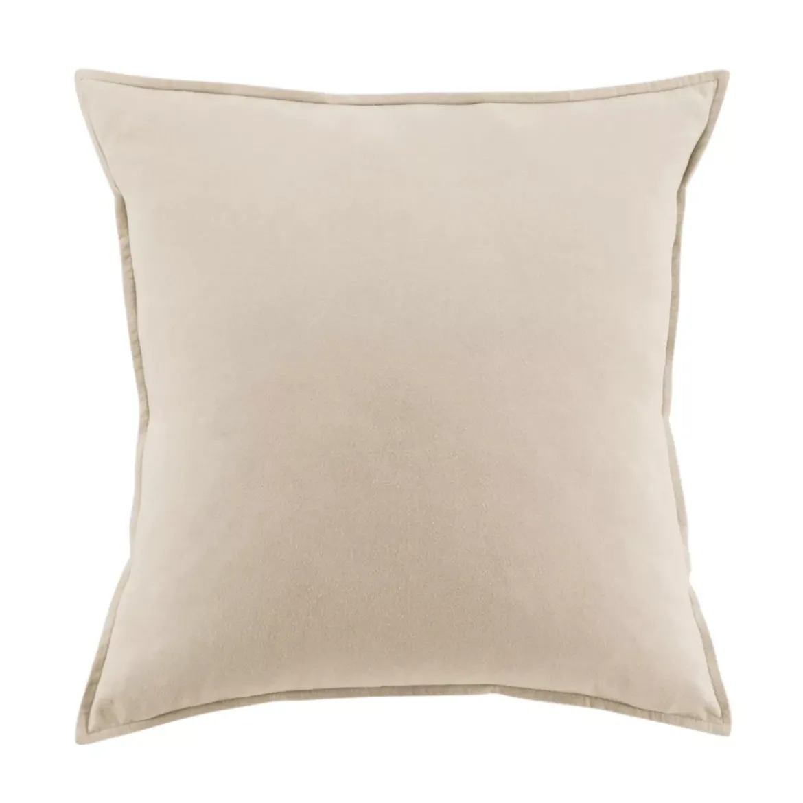 Federa per cuscino quadrata flanella di cotone (63 x 63 cm) Nina Tortora