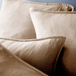 Federa per cuscino quadrata flanella di cotone (80 x 80 cm) Nina Corda