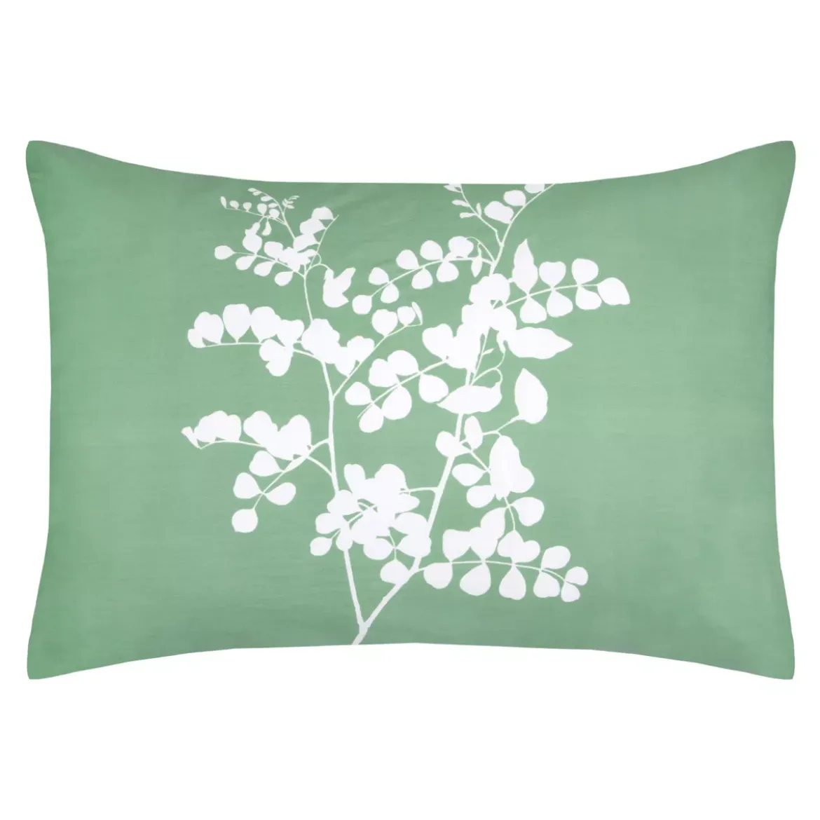 Federa per cuscino rettangolare in percalle (50 x 70 cm) Sylvana Verde