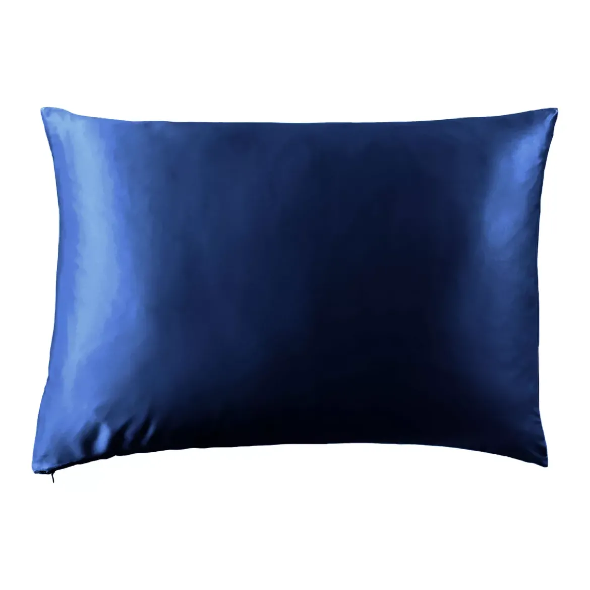 Federa per cuscino rettangolare in seta di gelso (50 x 80 cm) Mizuki Blu marino