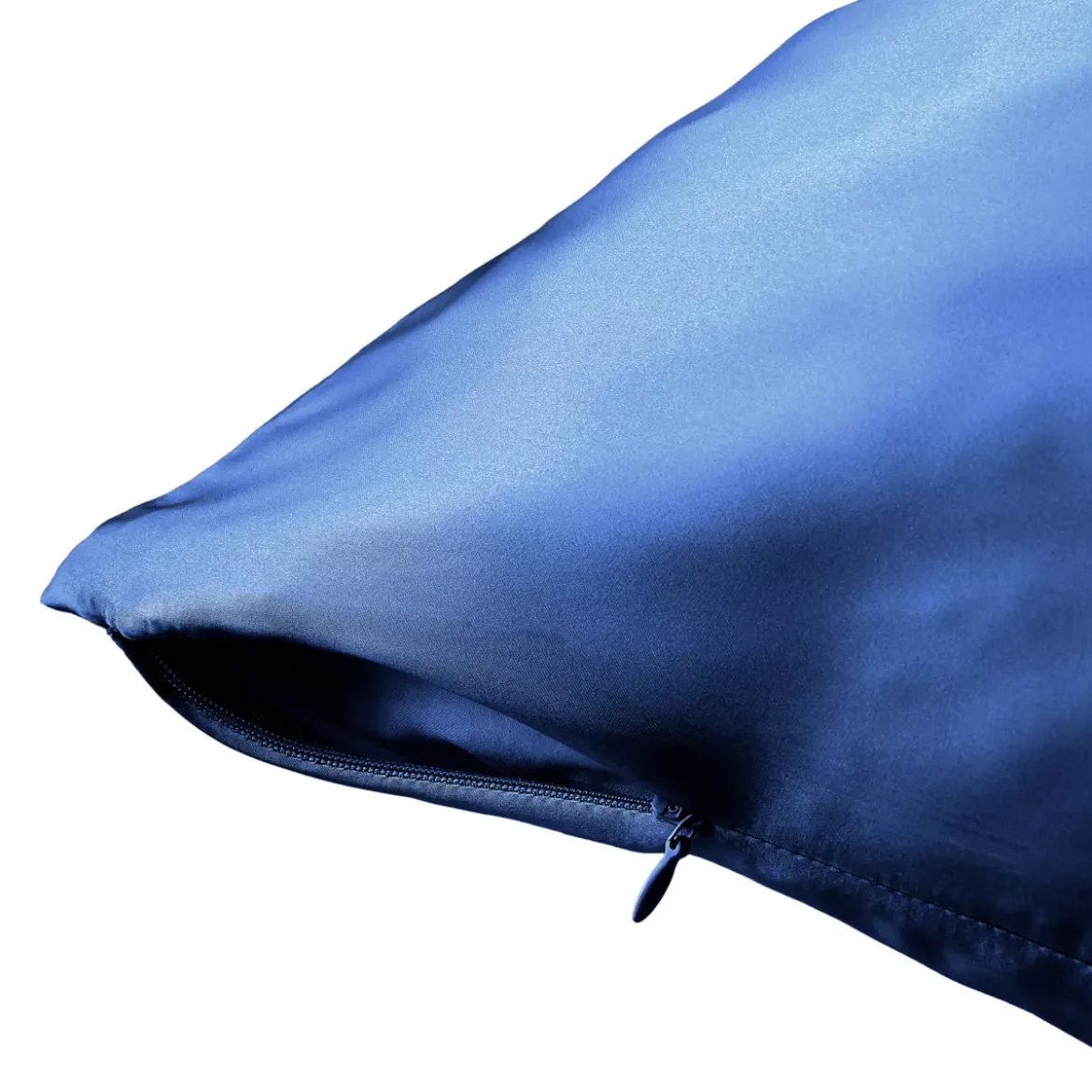 Federa per cuscino rettangolare in seta di gelso (50 x 80 cm) Mizuki Blu marino