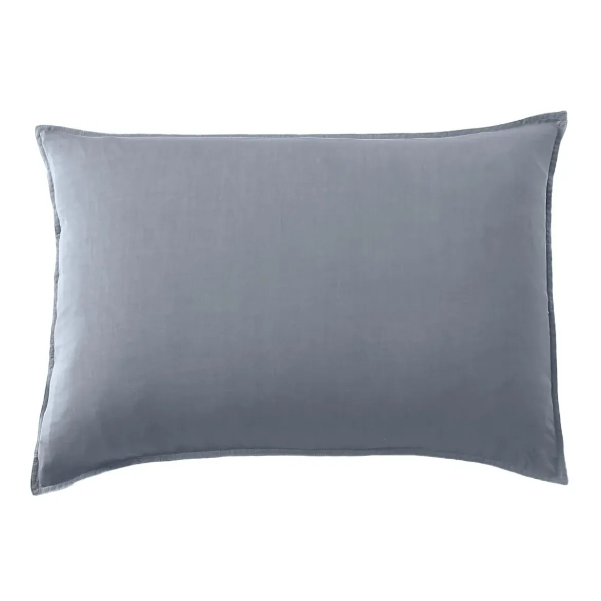 Federa per cuscino rettangolare in lyocell Tencel™ lavato (50 x 80 cm) Olivia Blu Stone