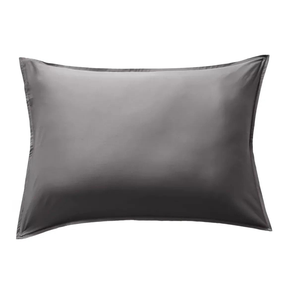 Federa per cuscino rettangolare in raso di bambù (50 x 80 cm) Sienna Grigio granito