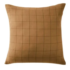 Federa quadrata garza di cotone (60 cm) Gaïa Match Camel