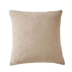 Federa quadrata garza di cotone (60 x 60 cm) Gaïa Boho Corda