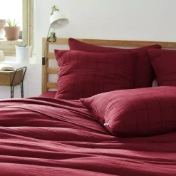 Federa quadrata garza di cotone (60 cm) Gaïa Match Mosto