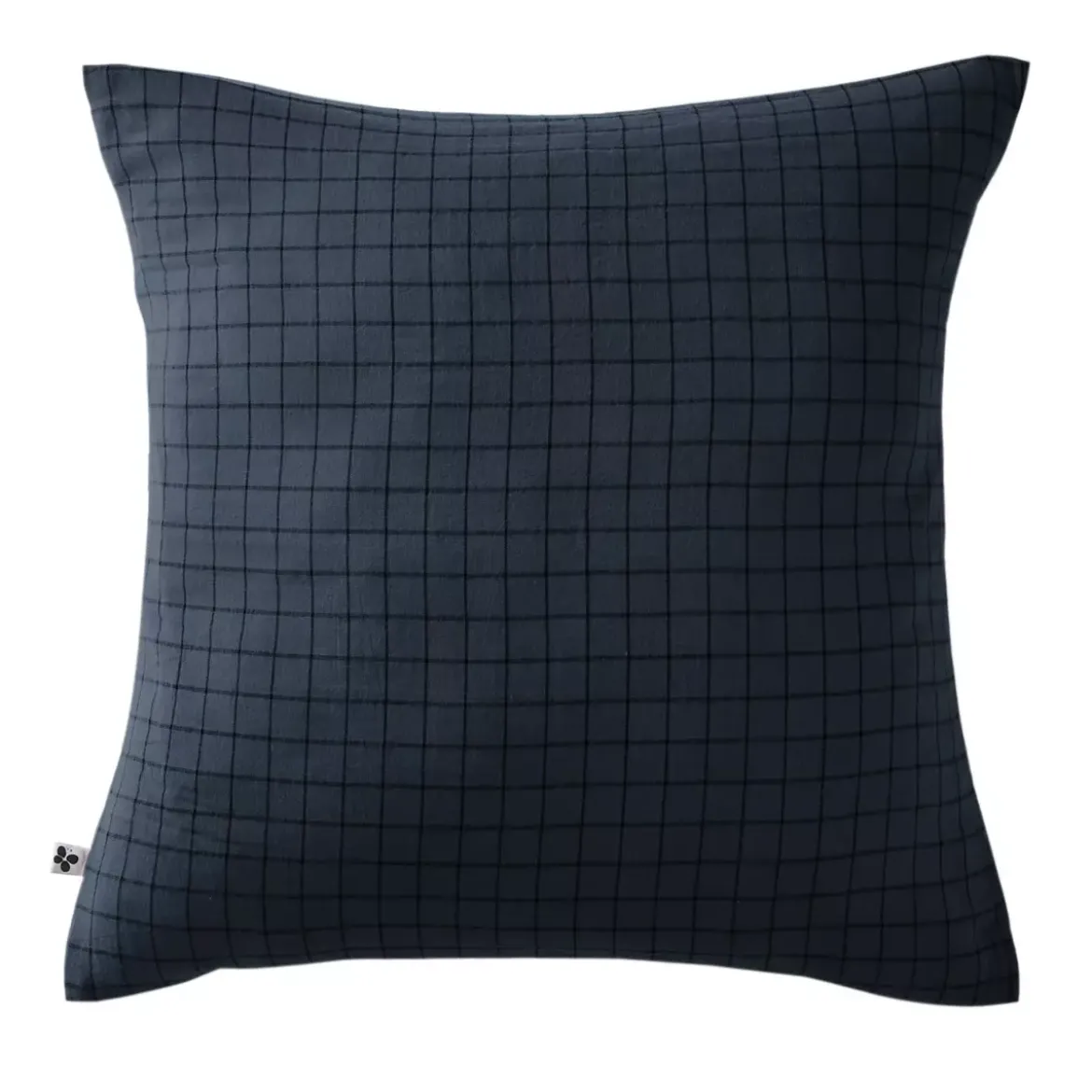 Federa quadrata garza di cotone (60 cm) Gaïa Mix Blu notte