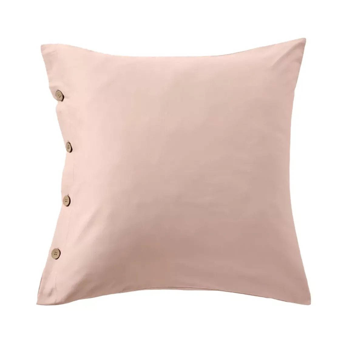 Federa quadrata in percalle di cotone (80 x 80 cm) Diane Rose Blush